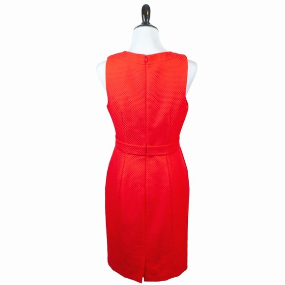 Anthropology Maeve Dress Orange Sz 6 - Picture 3 of 8